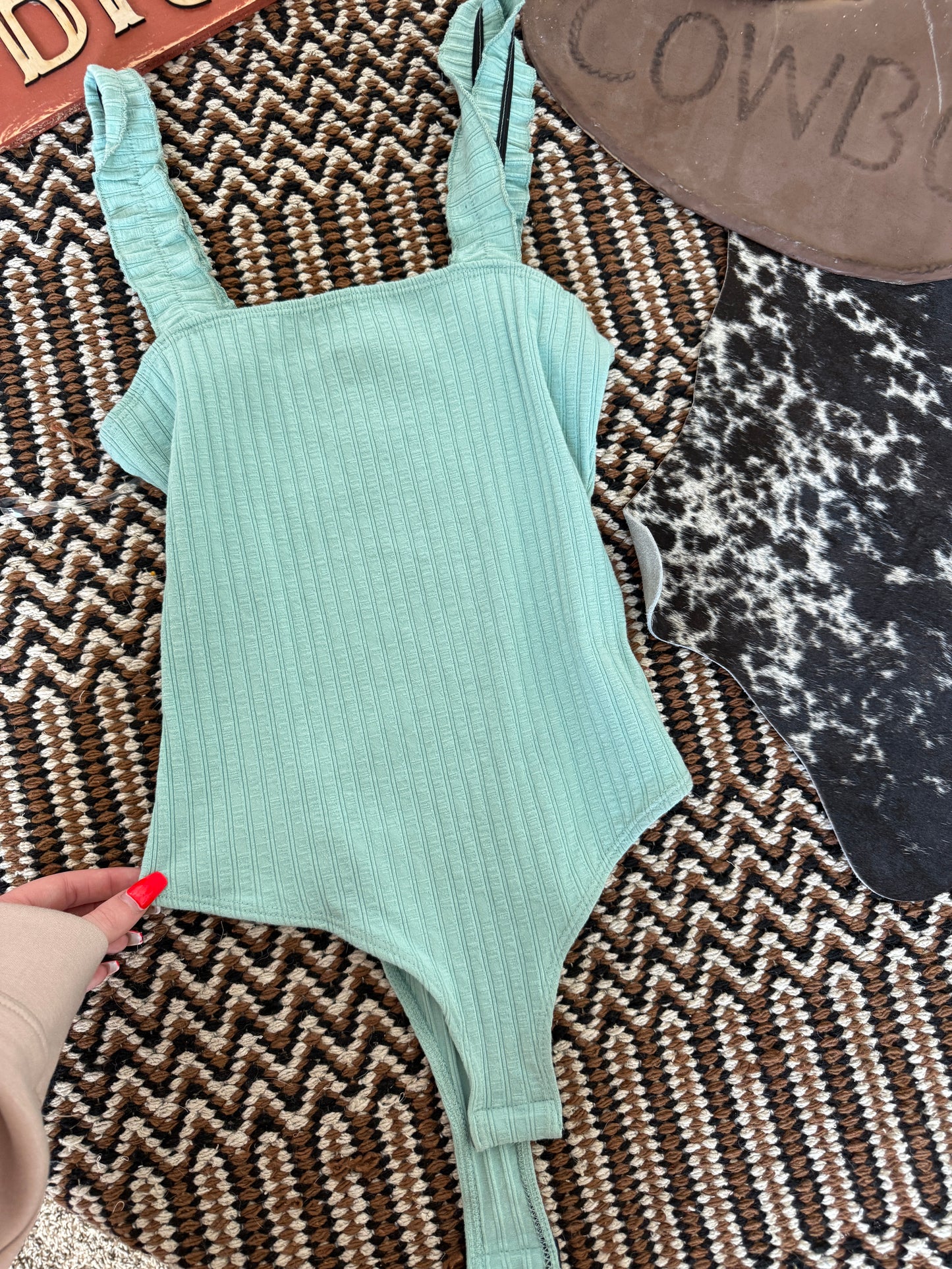 Turquoise Body Suit