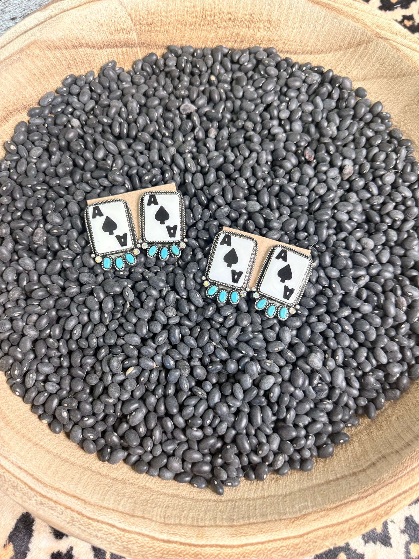 Ace Turquoise Studs!