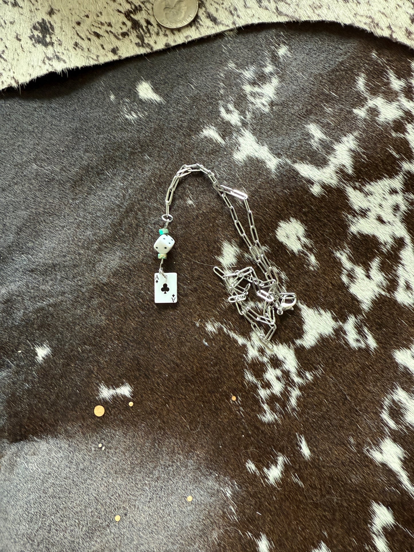 Card and Dice Necklace