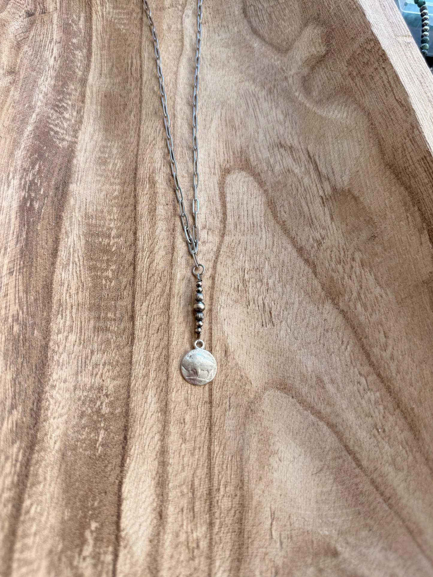 Sterling Silver Coin Lariat
