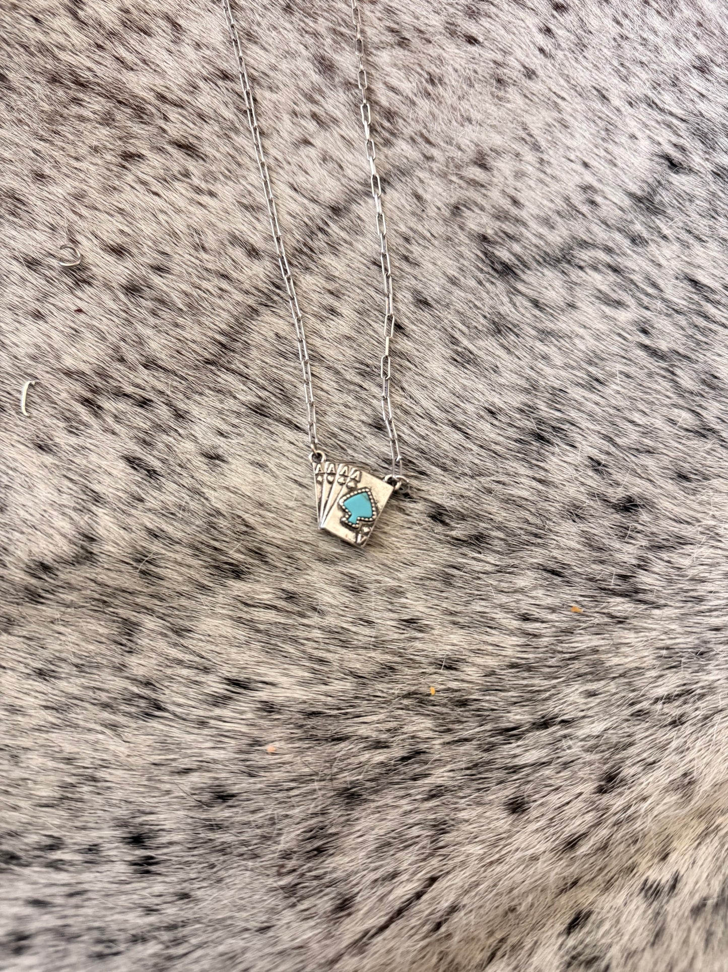 Card Spade Necklace