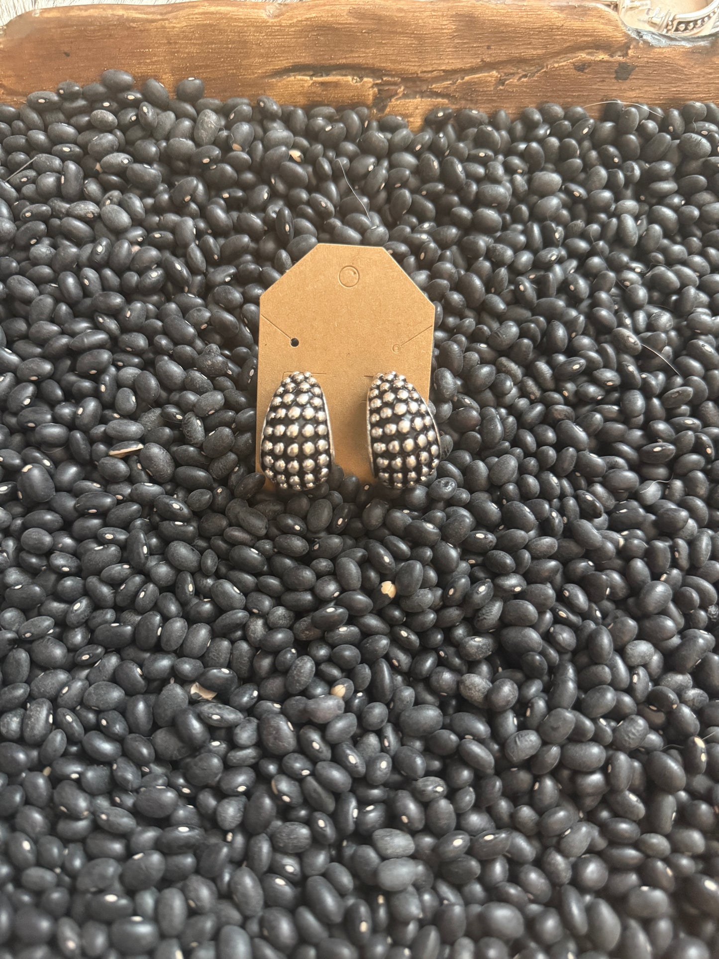 Half Dot Circle Hoops