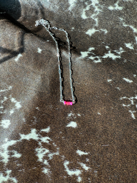(Authentic) Pink Opal Necklace