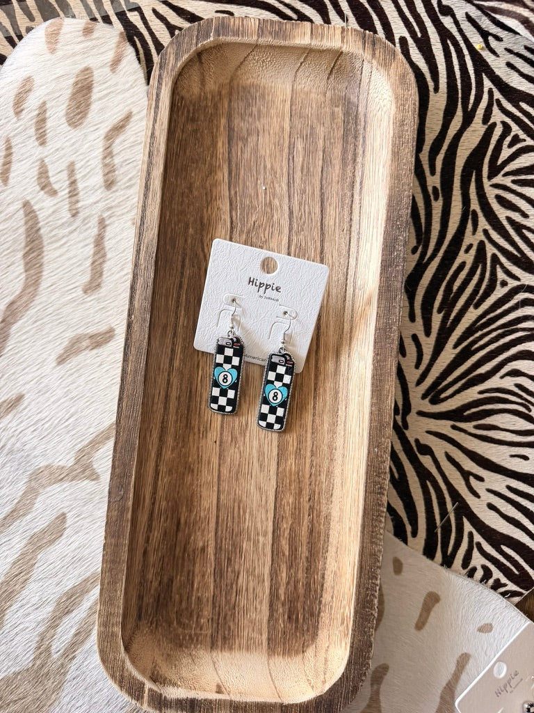 Checkered Light Earrings