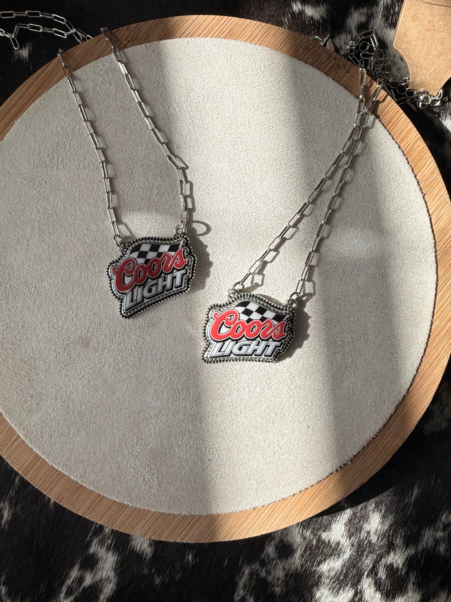 Coors Checkered Necklace