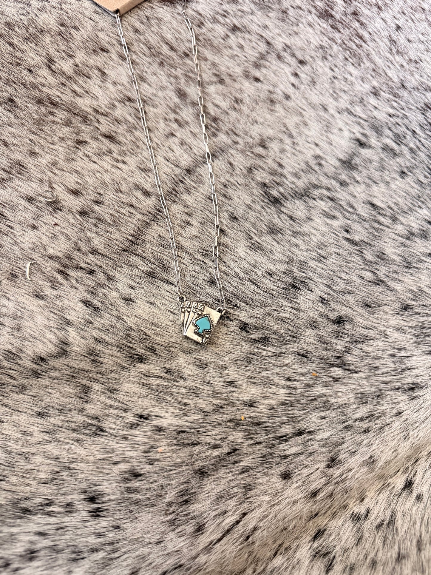 Card Spade Necklace