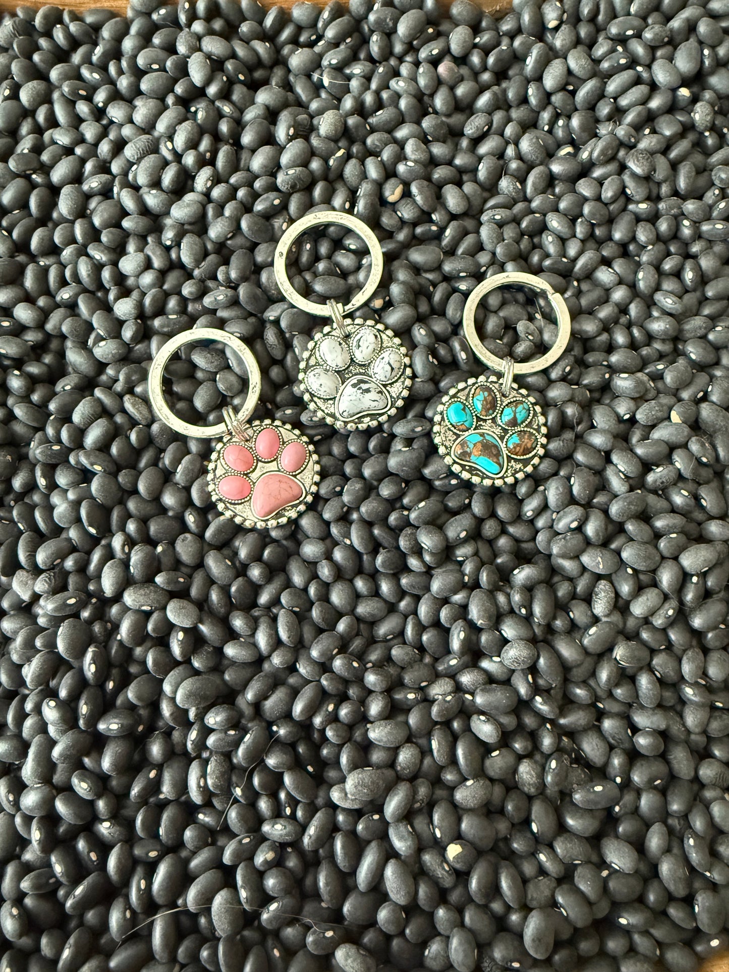Paw Print Key Chain