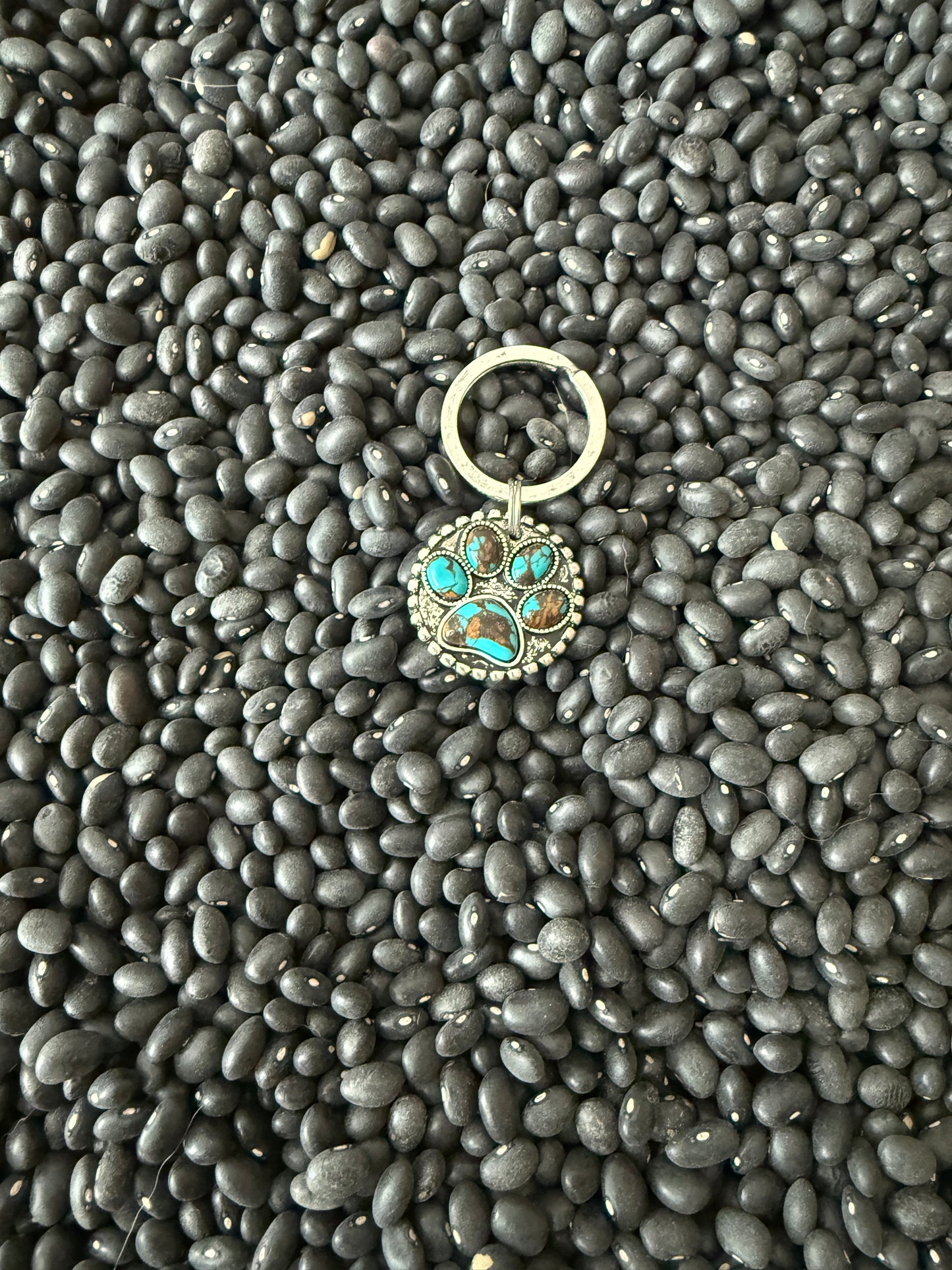 Paw Print Key Chain