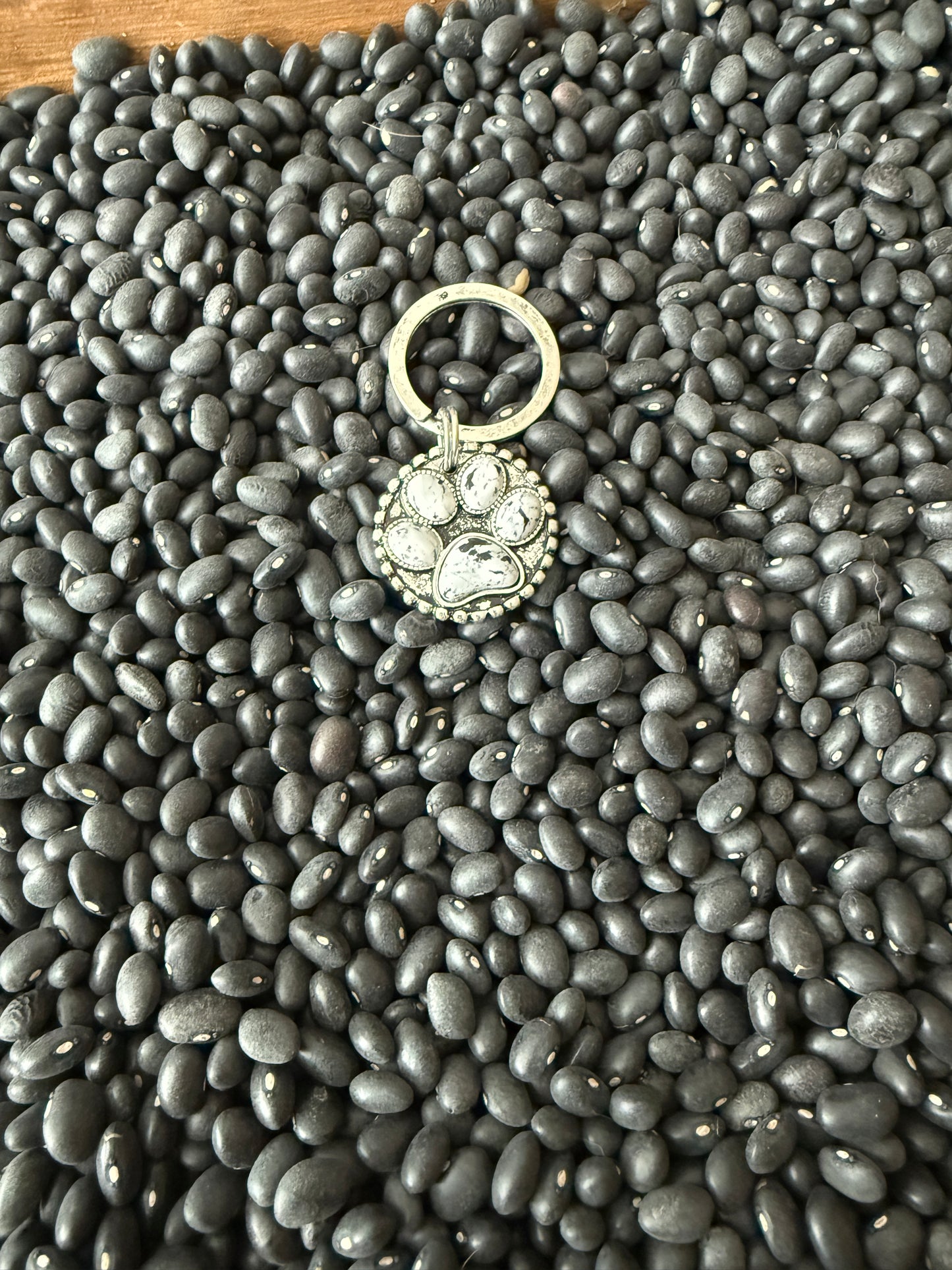 Paw Print Key Chain