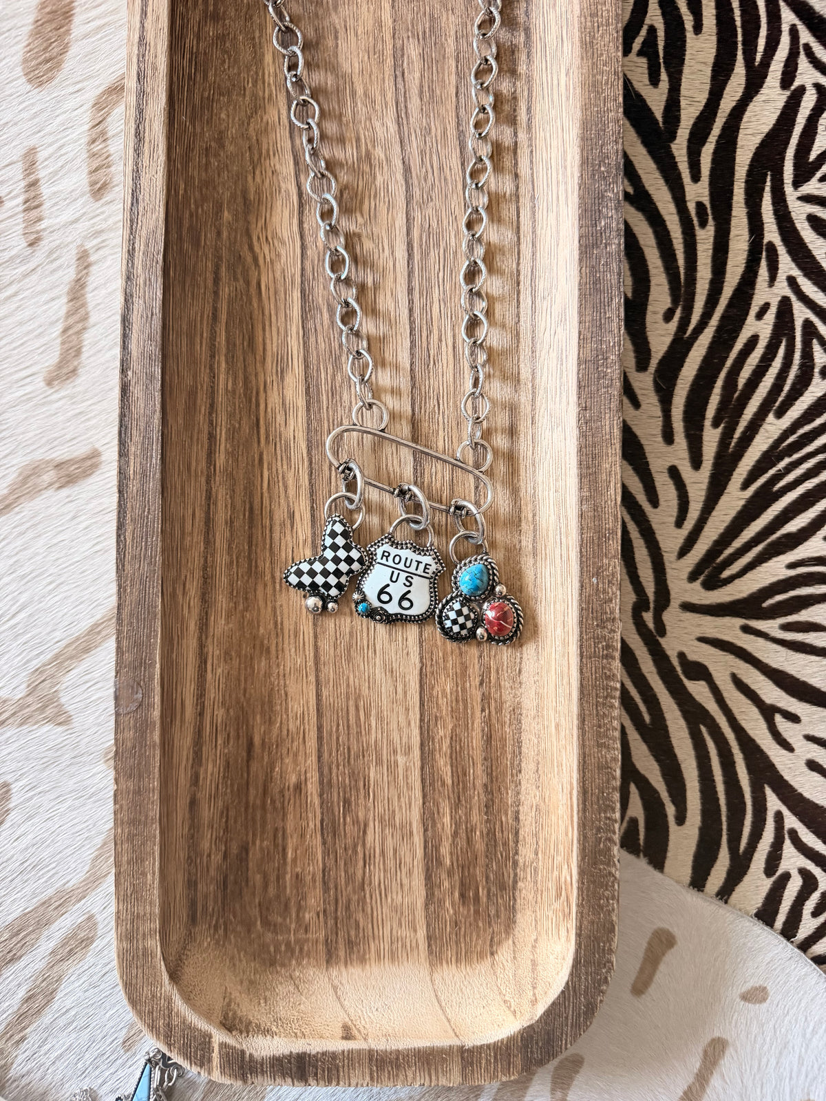 Paperclip Necklace Charm Necklace