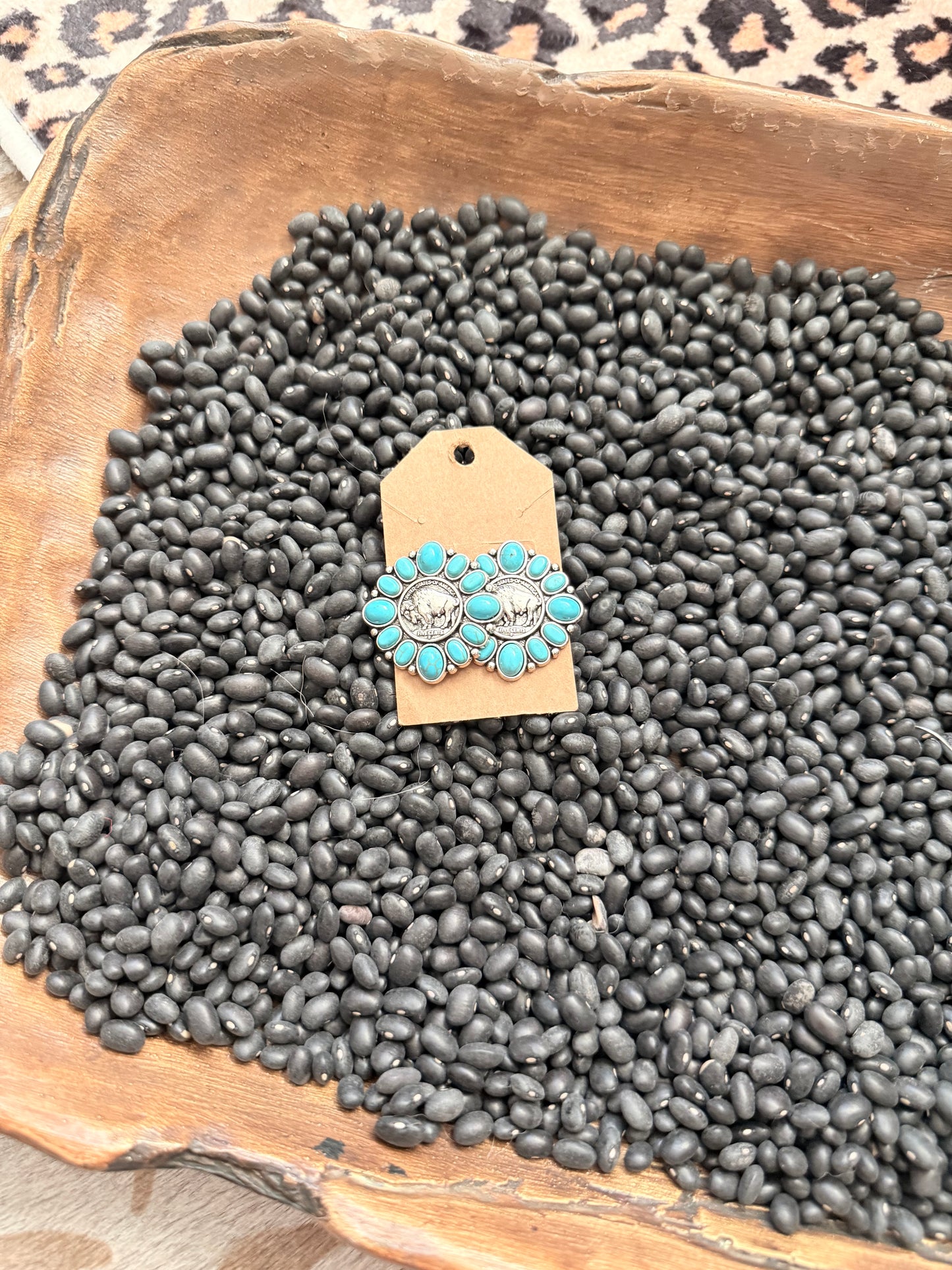 Coin Flower Earrings