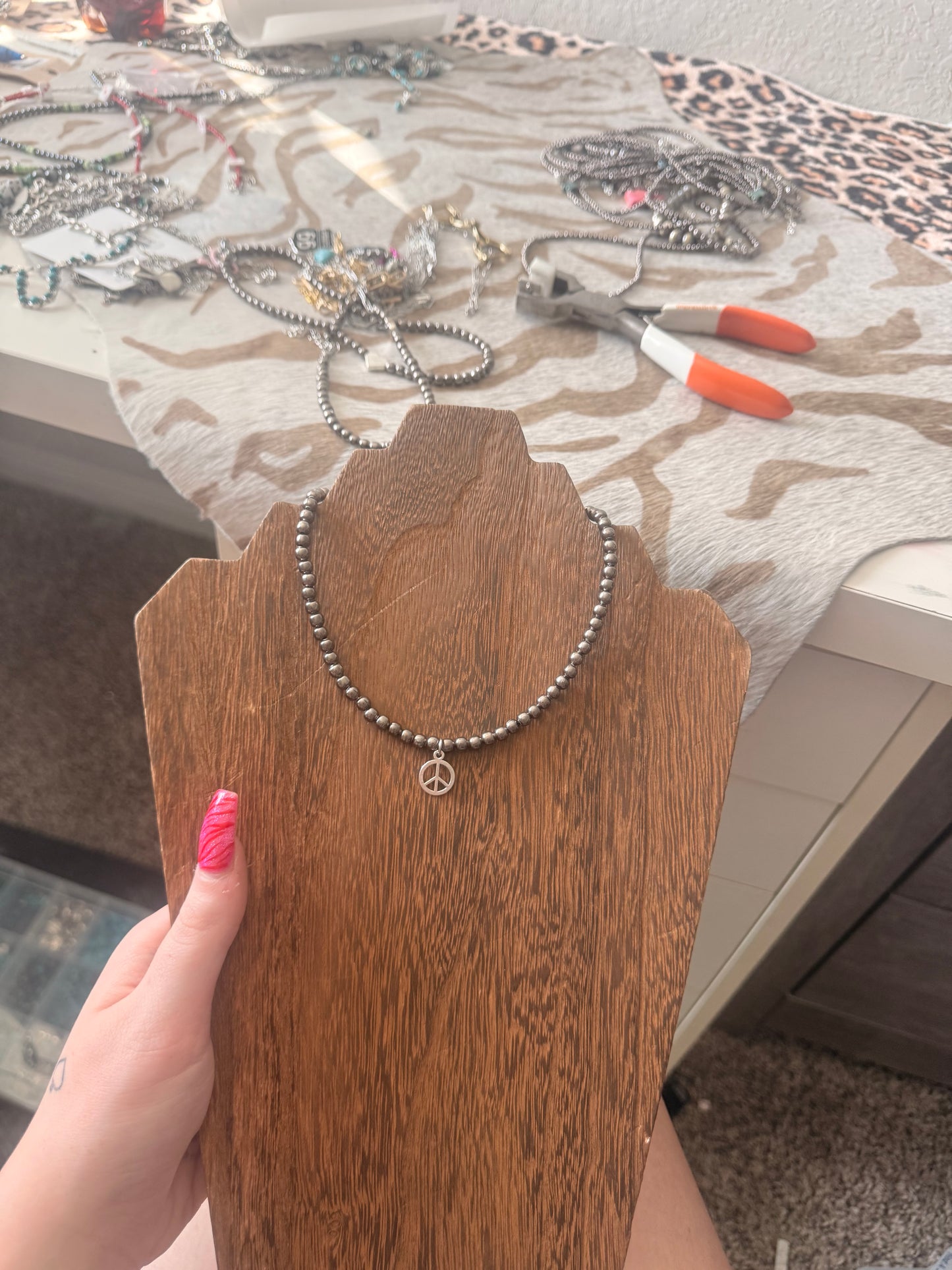 Peace Sign Necklace