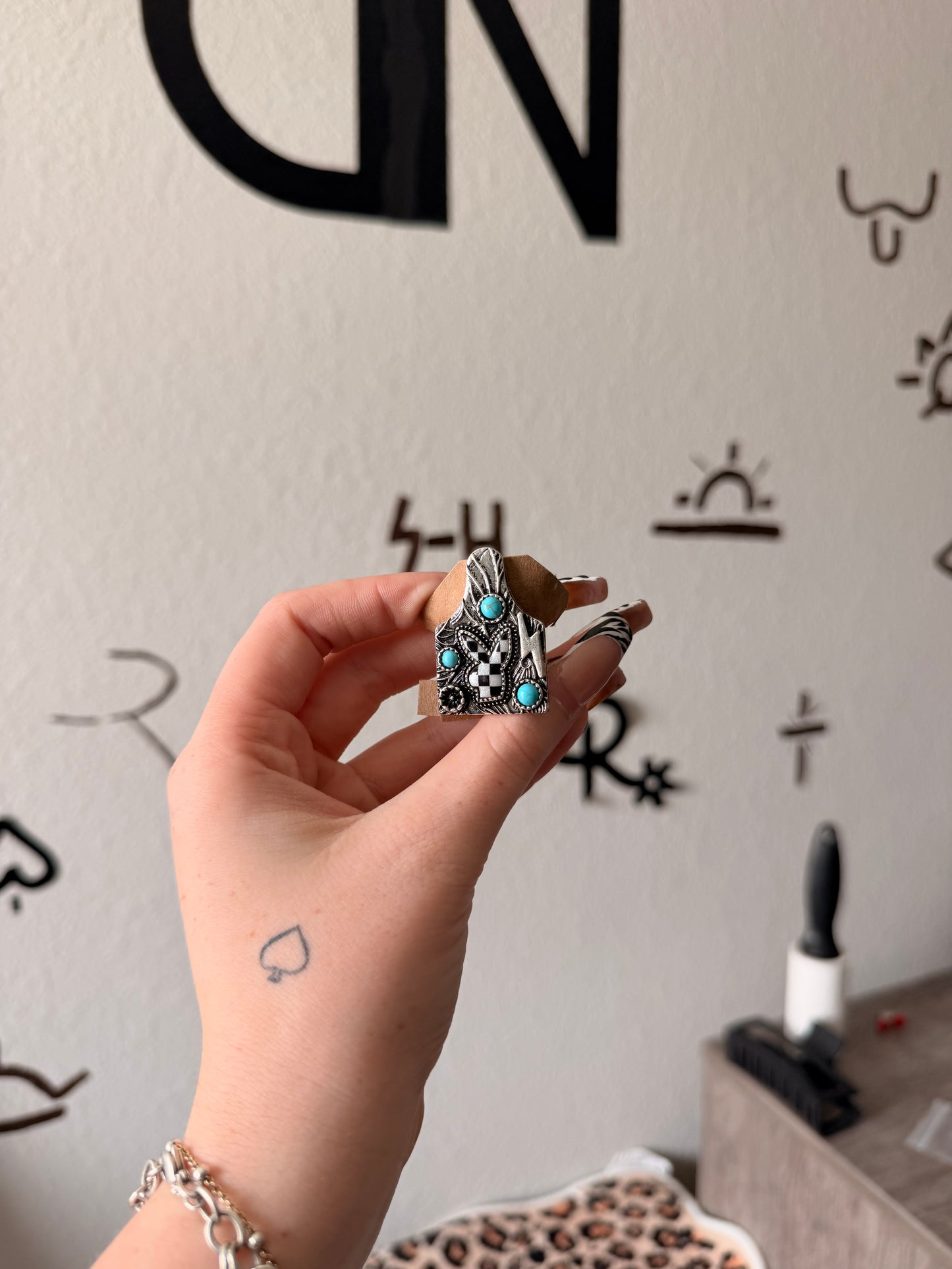 Cowtag Bunny Ring