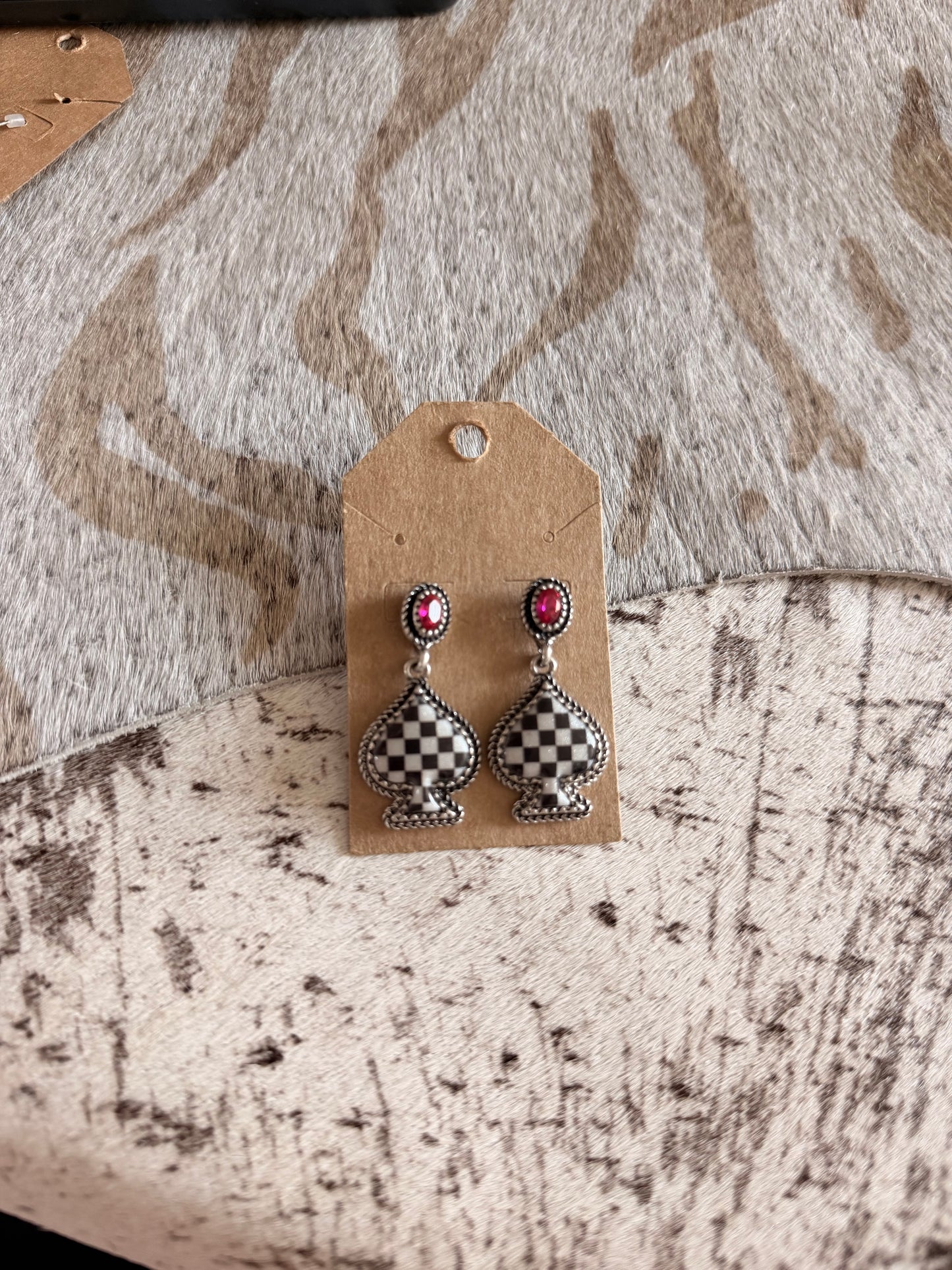 Spade Hanging Earrings