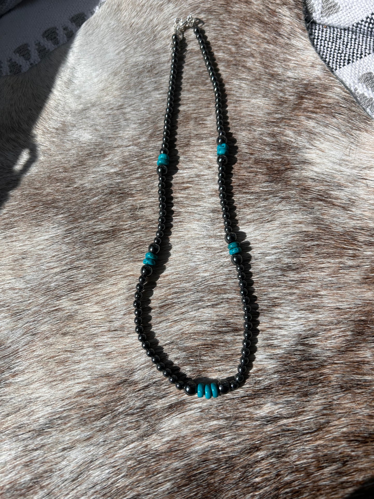 (Authentic) Turquoise Beaded Necklace