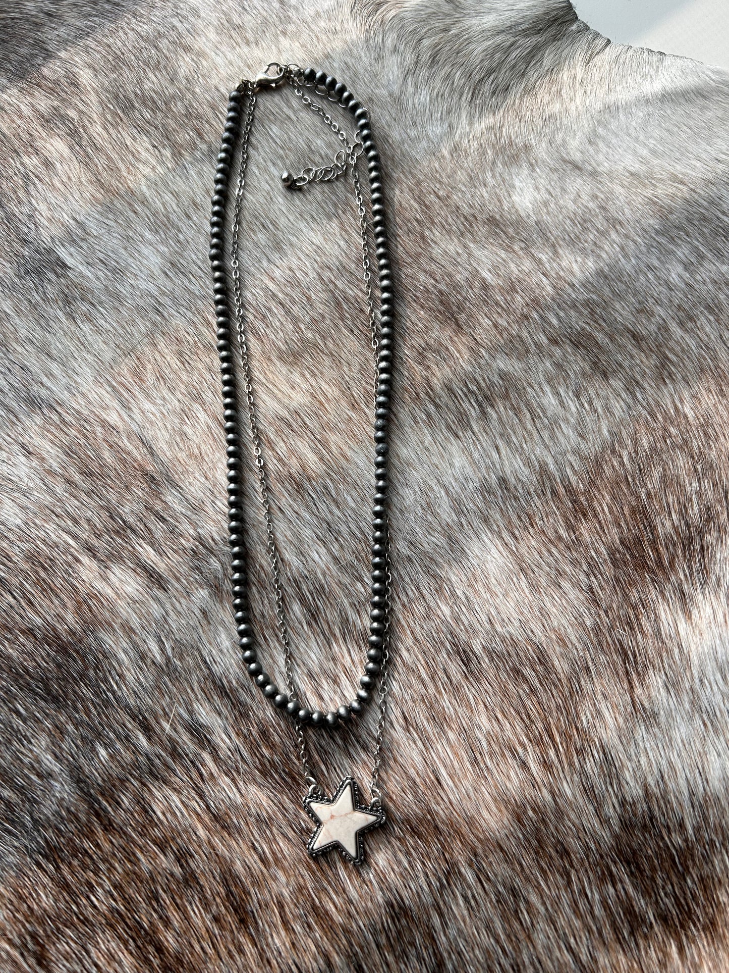 2 Tier Big Star Necklace