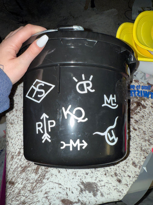 Branded Feed Bucket