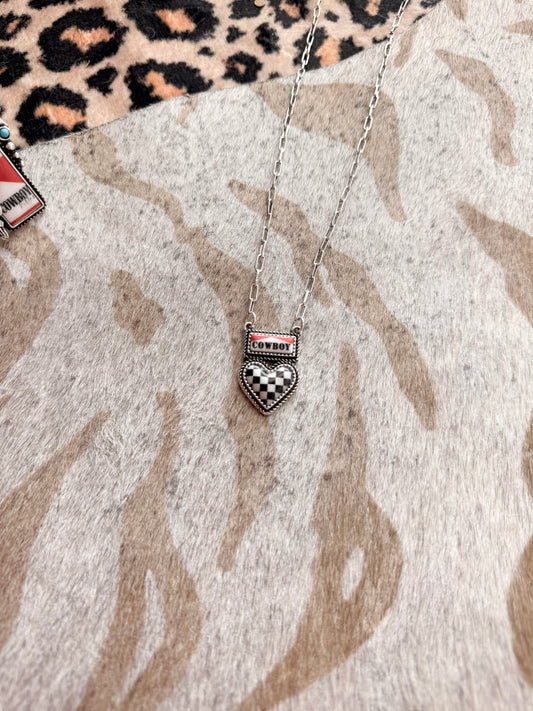 Cowboy Heart Necklace