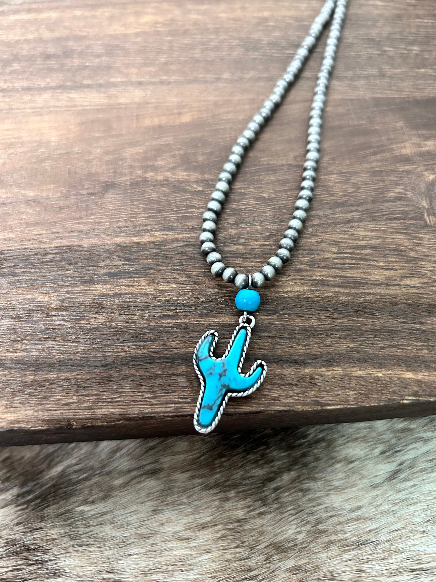 Turquoise Cactus Chocker