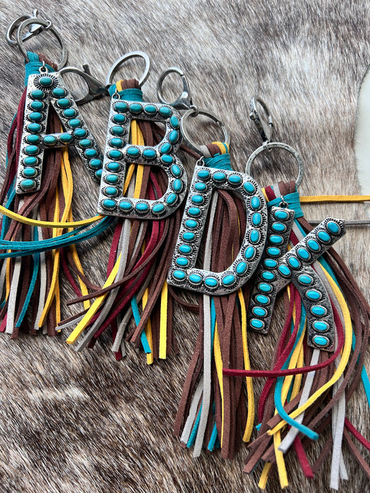 Big Turquoise Keychains