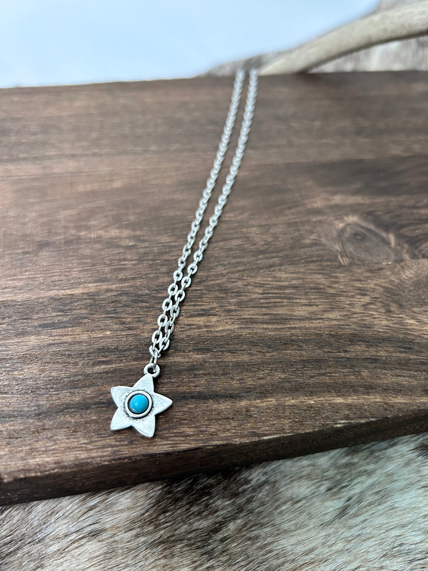 Turquoise Star Necklace