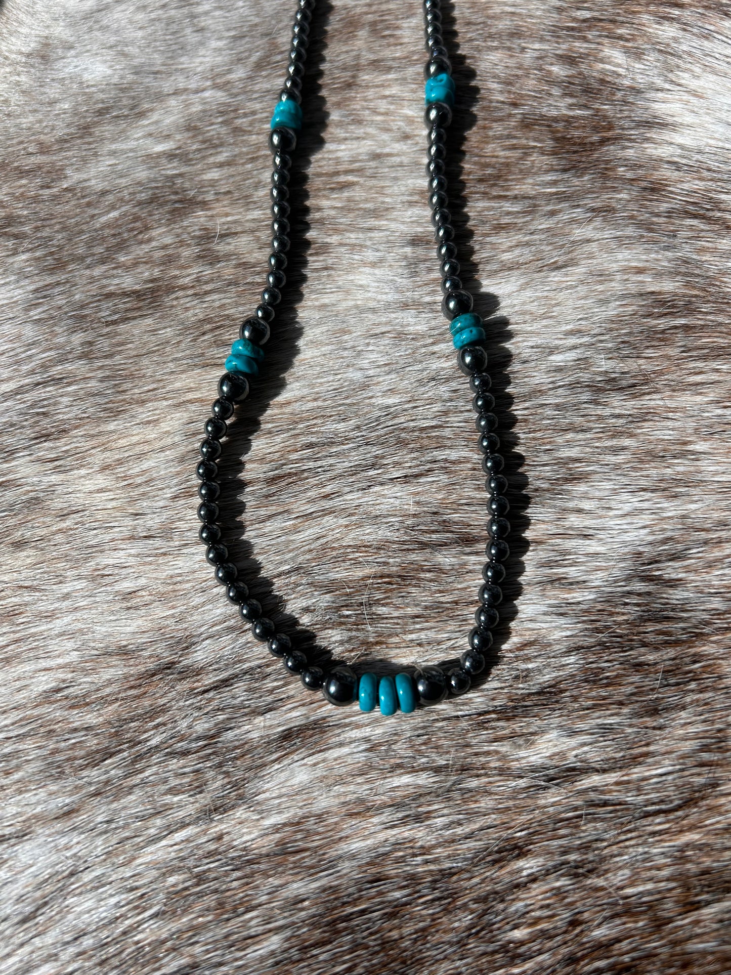 (Authentic) Turquoise Beaded Necklace