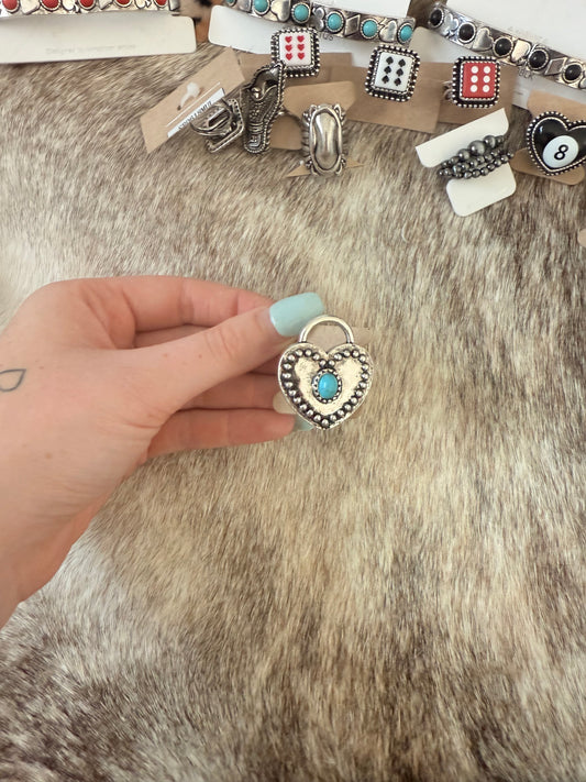 Heart Lock Ring