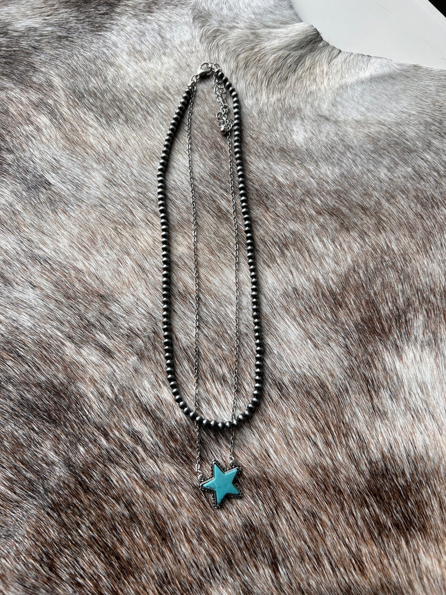 2 Tier Big Star Necklace