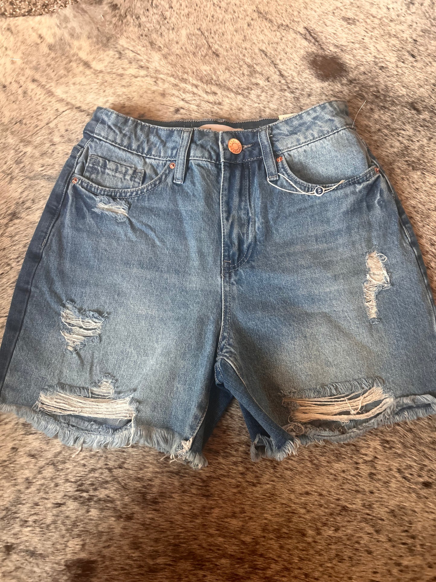 Light Ripped Shorts