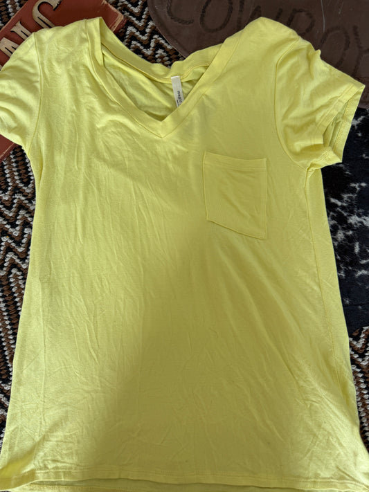 MEDIUM Yellow Tee