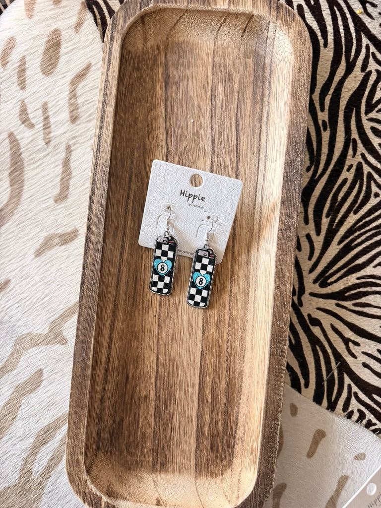 Checkered Light Earrings
