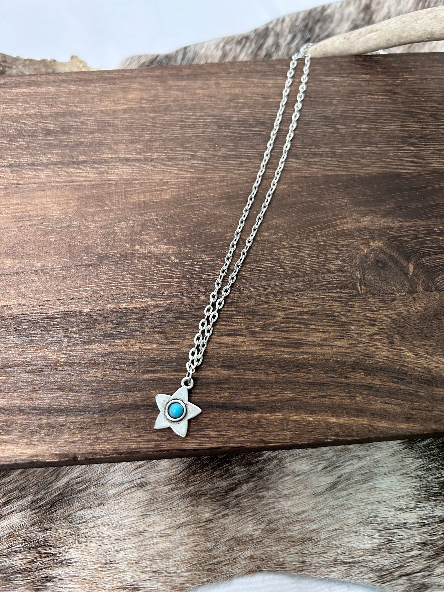 Turquoise Star Necklace