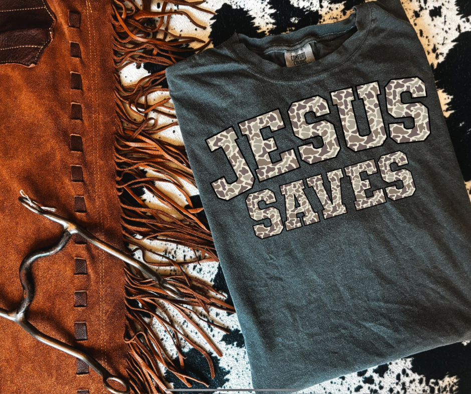 Camo Jesus Saves