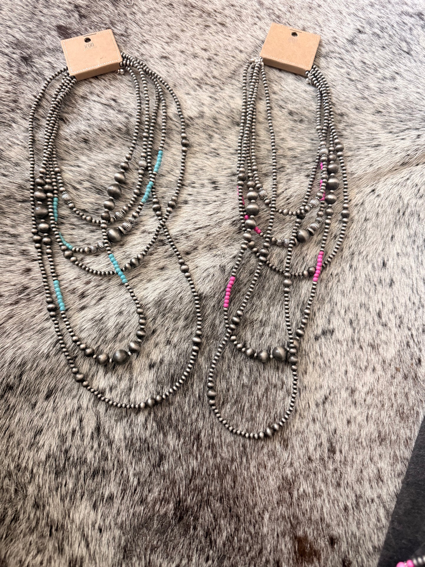 Long Gray Necklaces