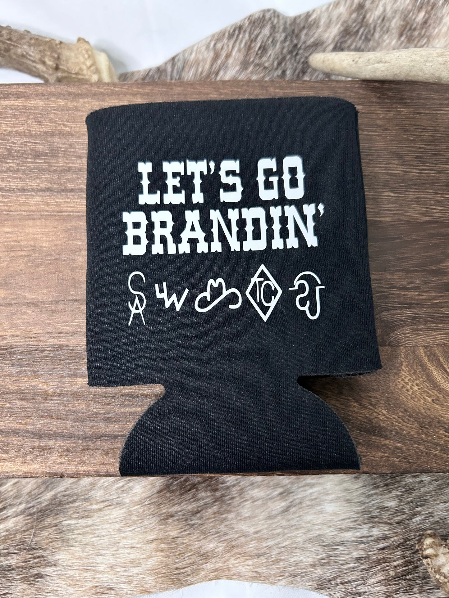 Let’s Go Brandin Koozie