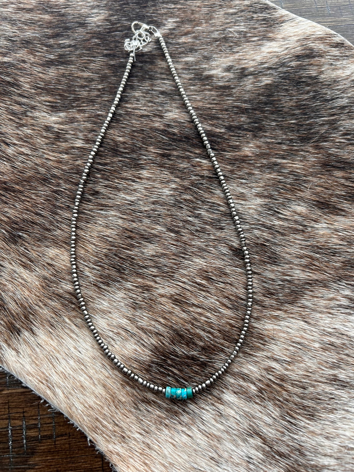 Silver and Turquoise Necklace