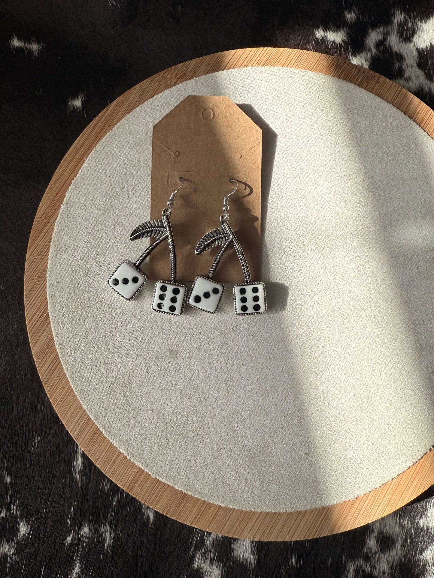 Dice Cherry Earrings