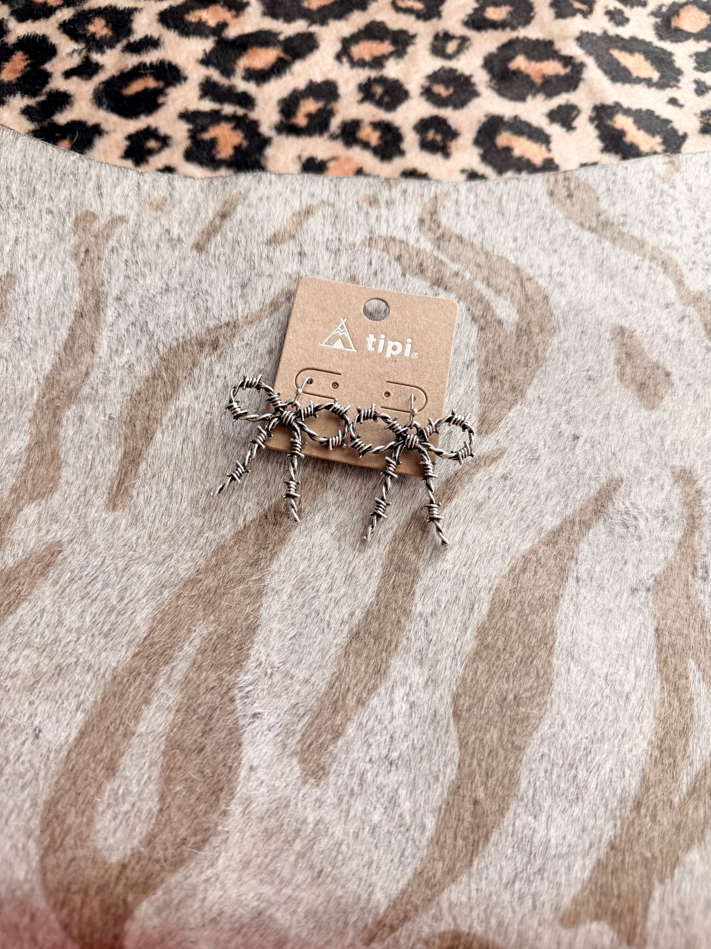 Barbwire Bow Earrings