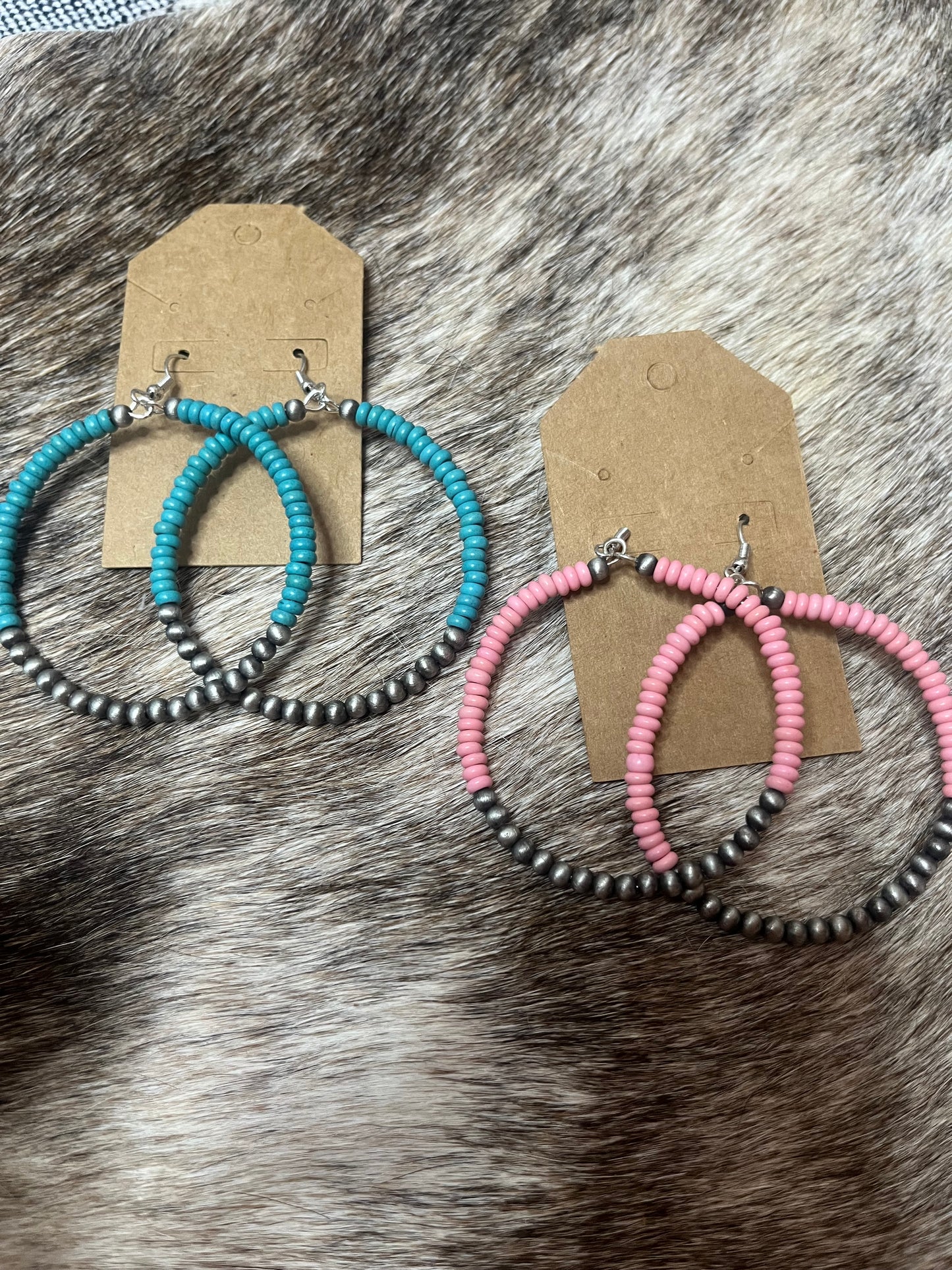 Navajo (Faux) and Color Earrings