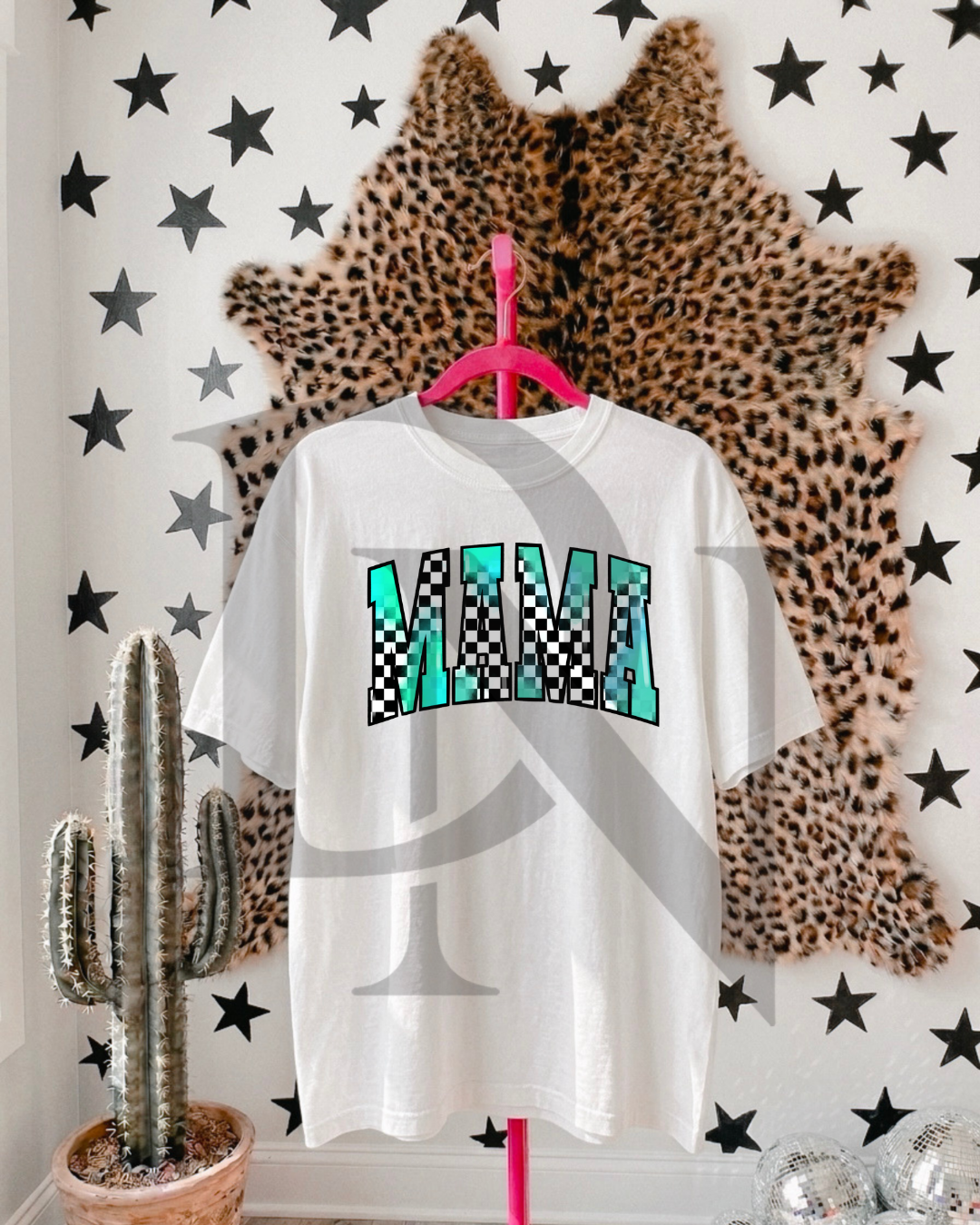 Turquoise Mama Tee
