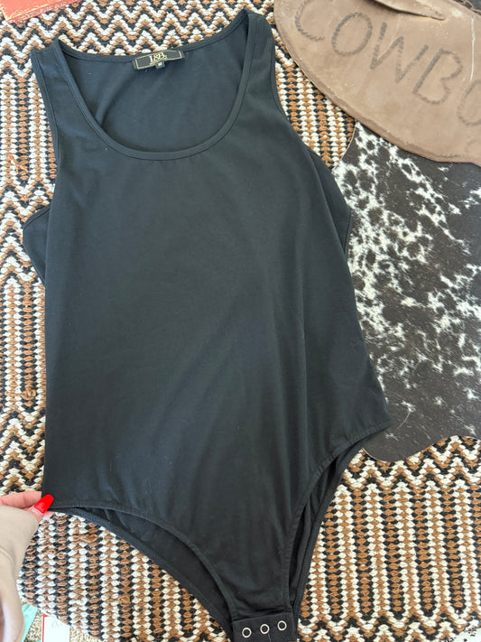 Black Tank Bodysuit