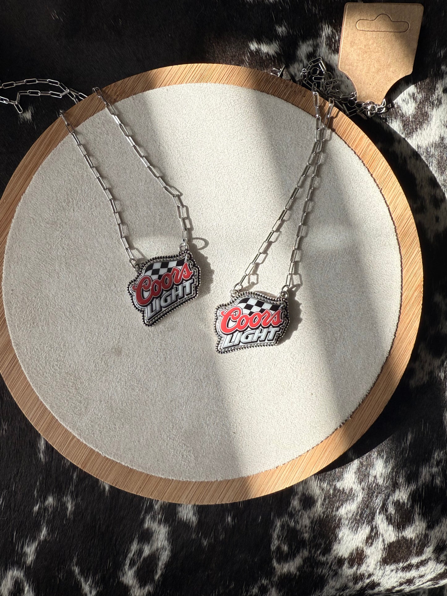 Coors Checkered Necklace