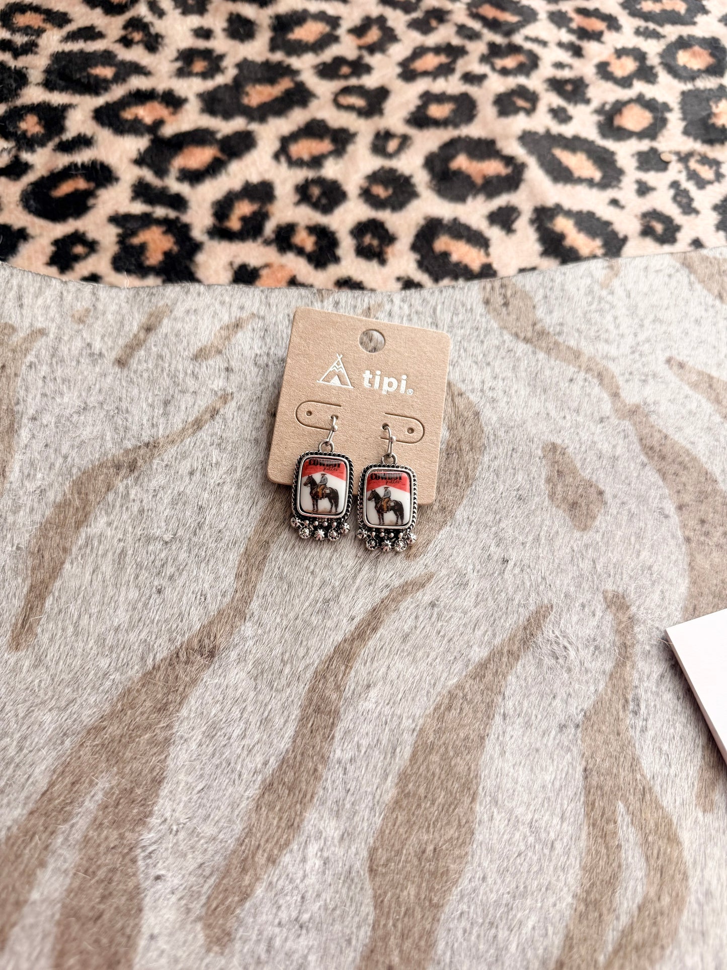 Sitting Cowboy Earrings