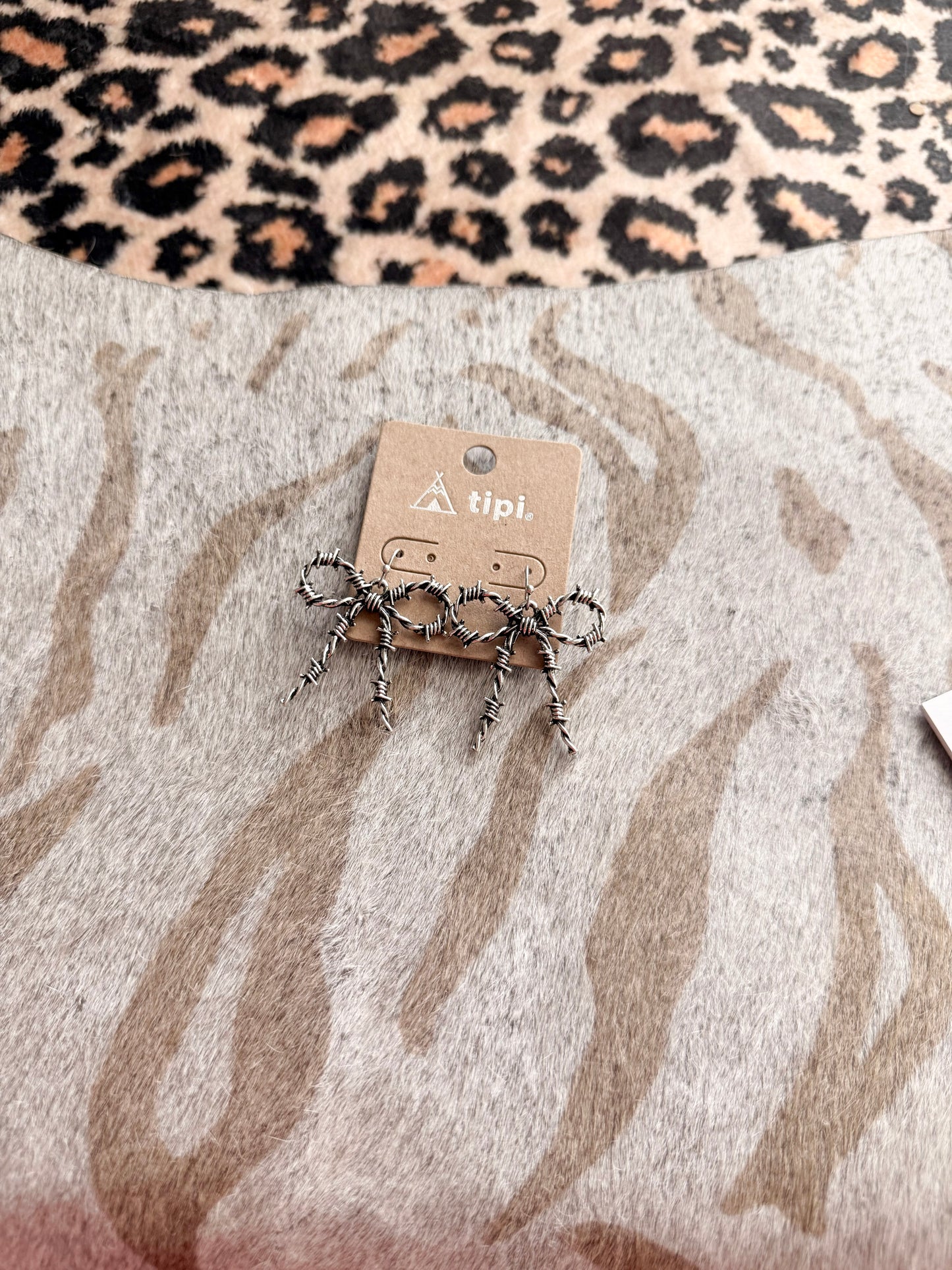 Barbwire Bow Earrings