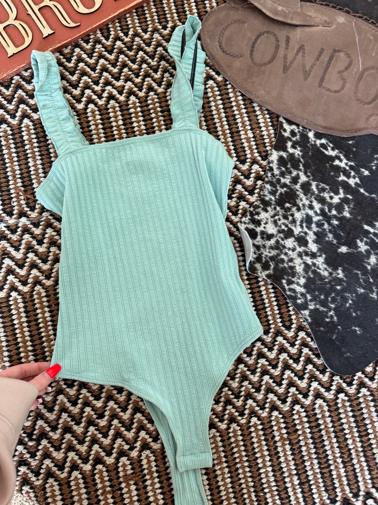 Turquoise Body Suit