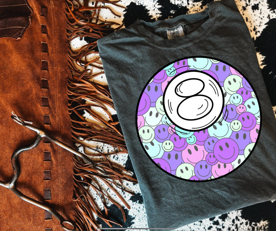 Smiley Face 8 Ball Tee
