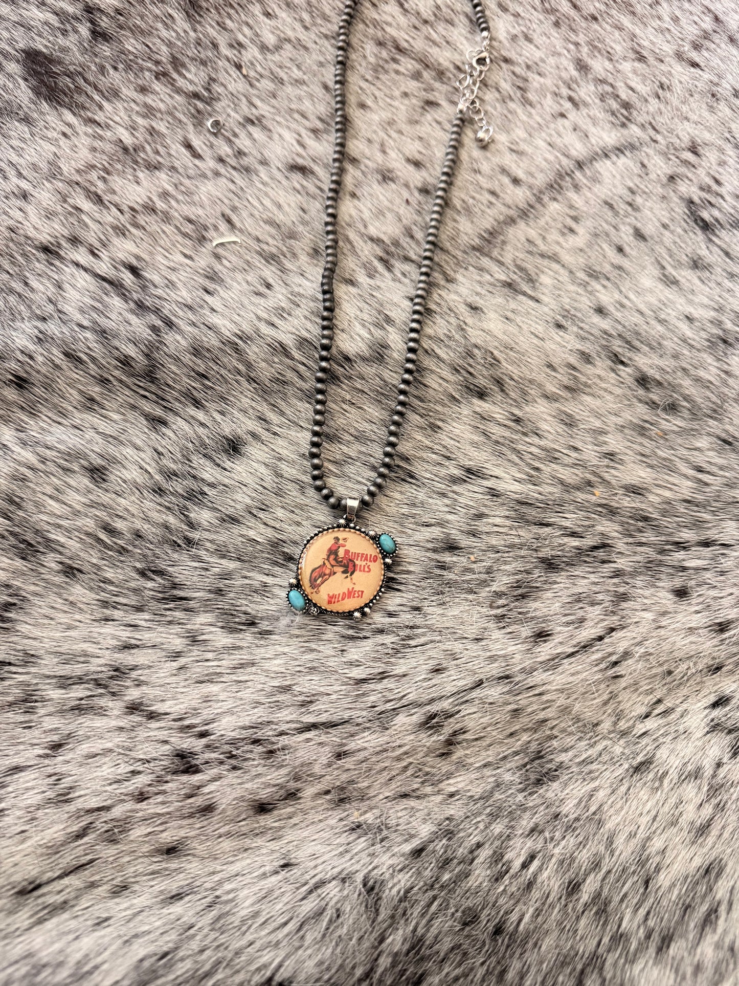 Cowboy Pendent Necklace
