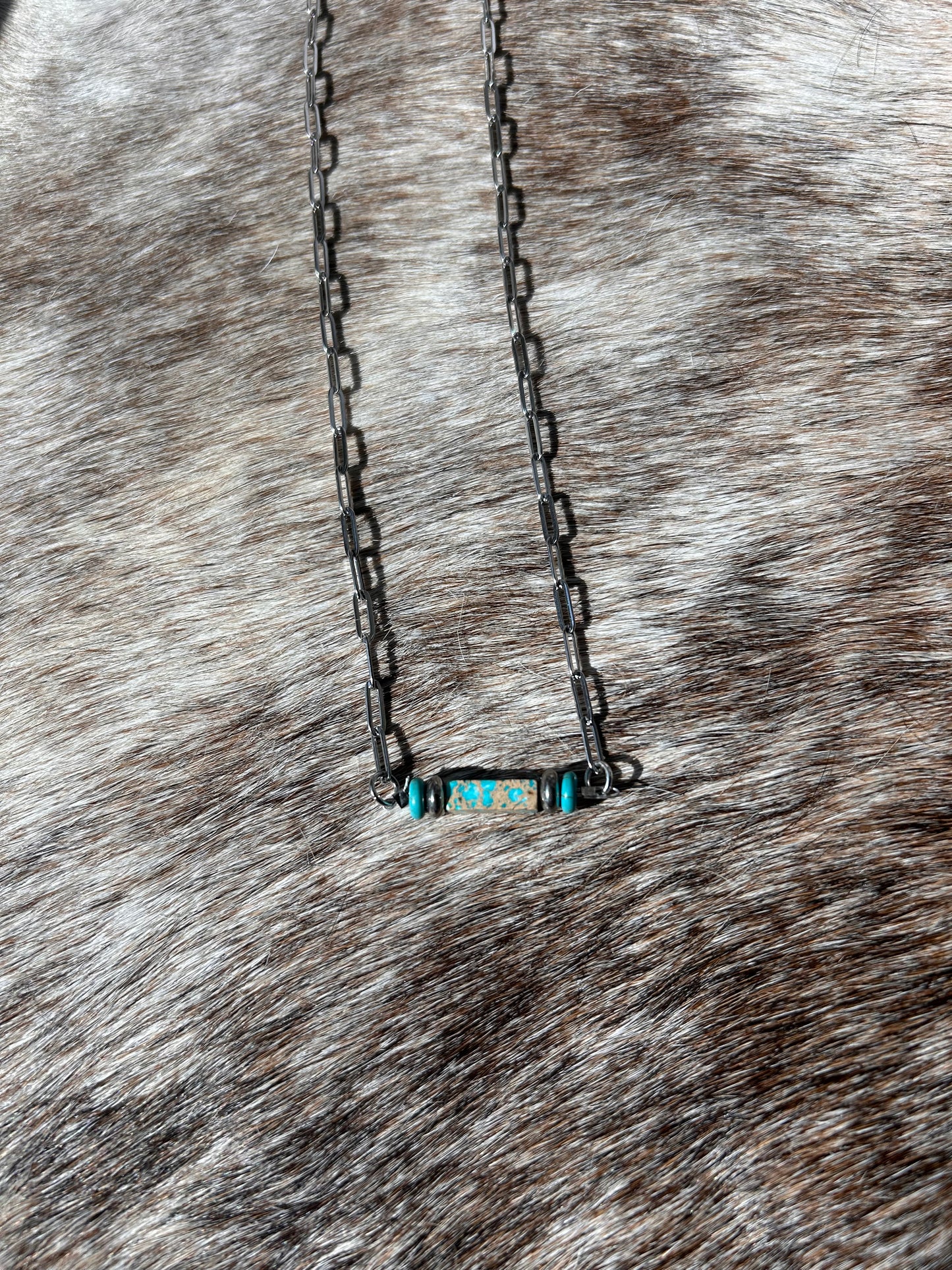 Spear Turquoise Necklace