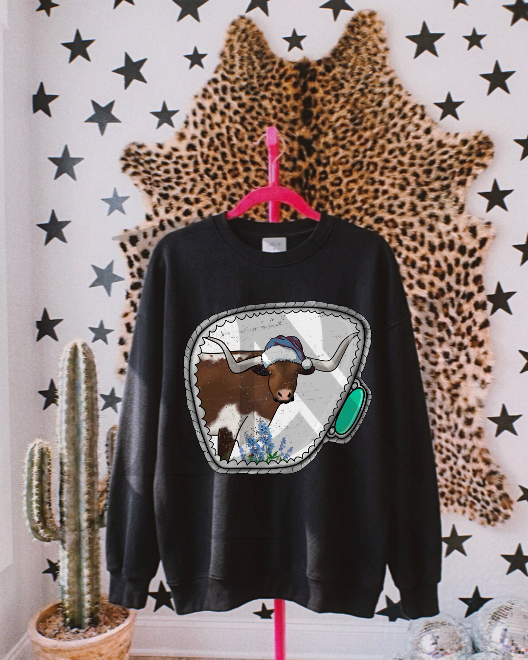Santa Cab Cow Tee