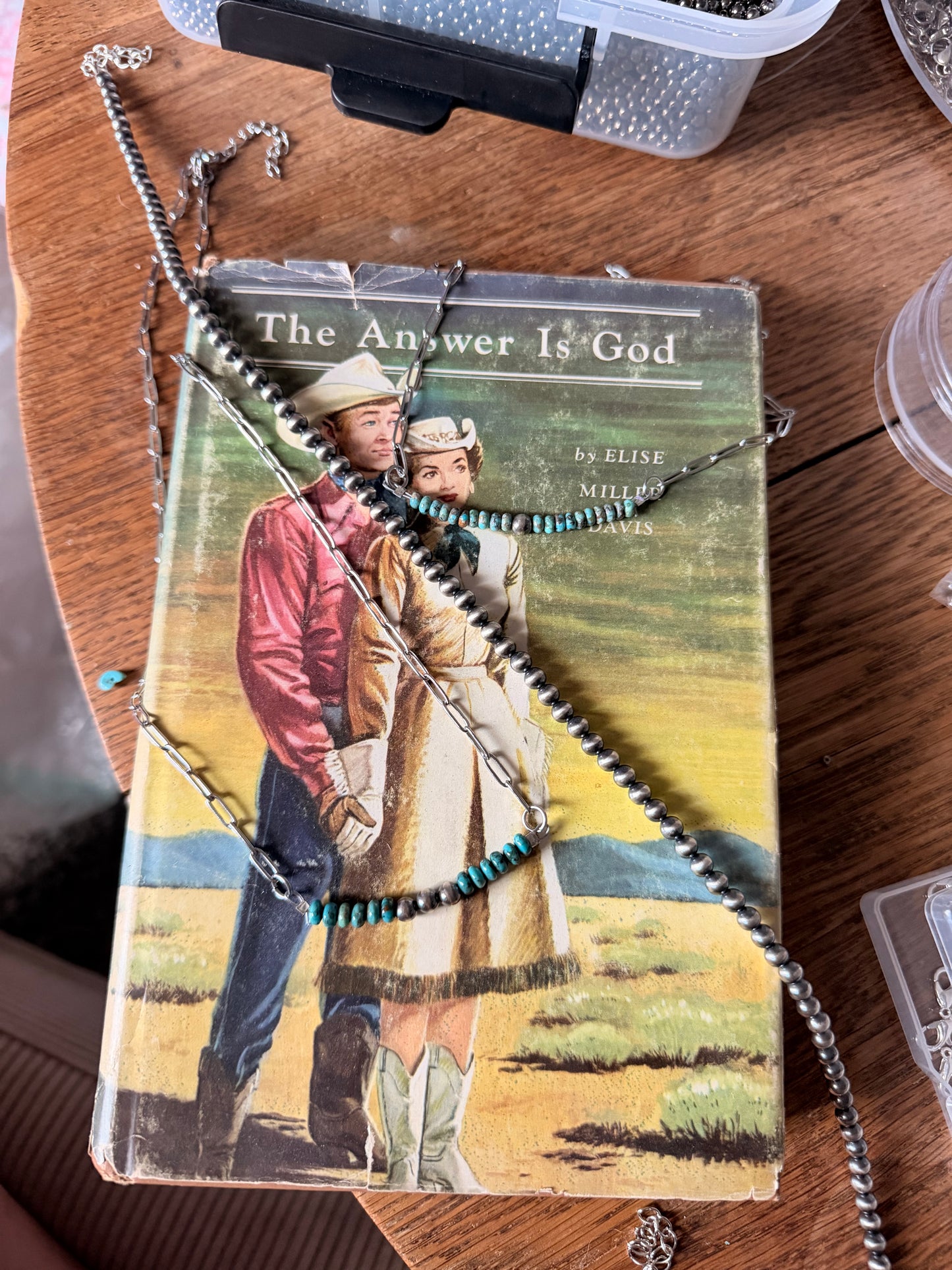 Turquoise Bar Necklace
